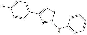 N-[4-(4-fluorophenyl)-1,3-thiazol-2-yl]-N-(2-pyridinyl)amine Struktur