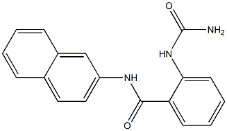 2-[(aminocarbonyl)amino]-N-(2-naphthyl)benzamide Struktur