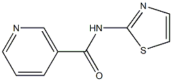 N-(1,3-thiazol-2-yl)nicotinamide Struktur