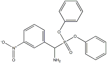 diphenyl amino{3-nitrophenyl}methylphosphonate Struktur