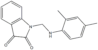 1-[(2,4-dimethylanilino)methyl]-1H-indole-2,3-dione Struktur