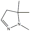 1,5,5-trimethyl-4,5-dihydro-1H-pyrazole Struktur