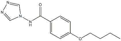 4-butoxy-N-(4H-1,2,4-triazol-4-yl)benzamide Struktur