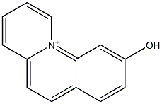 9-hydroxypyrido[1,2-a]quinolinium Struktur