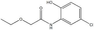 N-(5-chloro-2-hydroxyphenyl)-2-ethoxyacetamide Struktur