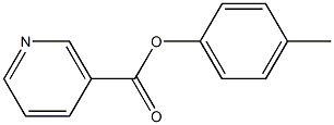 4-methylphenyl nicotinate Struktur