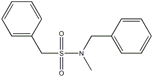 N-benzyl-N-methylphenylmethanesulfonamide Struktur