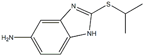 2-(isopropylsulfanyl)-1H-benzimidazol-5-ylamine Struktur