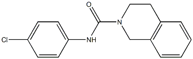 N-(4-chlorophenyl)-3,4-dihydroisoquinoline-2(1H)-carboxamide Struktur