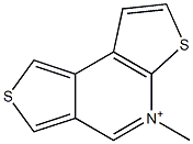 5-methyldithieno[2,3-b:3,4-d]pyridin-5-ium Struktur