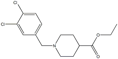 ethyl 1-(3,4-dichlorobenzyl)-4-piperidinecarboxylate Struktur