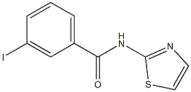 3-iodo-N-(1,3-thiazol-2-yl)benzamide Struktur