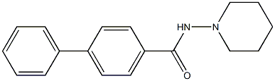 N-piperidin-1-yl[1,1'-biphenyl]-4-carboxamide Struktur