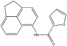 N-(1,2-dihydro-5-acenaphthylenyl)-2-furamide Struktur