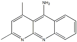 2,4-dimethylbenzo[b][1,8]naphthyridin-5-amine Struktur