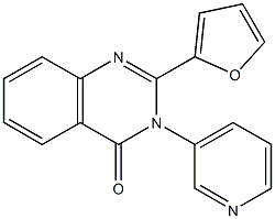 2-(2-furyl)-3-(3-pyridinyl)-4(3H)-quinazolinone Struktur