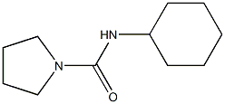 N-cyclohexyl-1-pyrrolidinecarboxamide Struktur