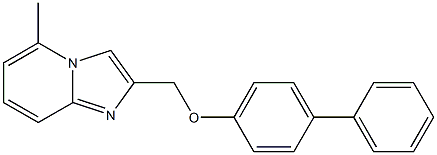 2-[([1,1'-biphenyl]-4-yloxy)methyl]-5-methylimidazo[1,2-a]pyridine Struktur