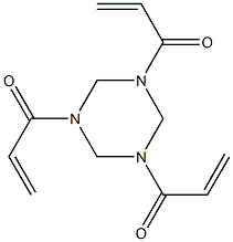 1,3,5-triacryloyl-1,3,5-triazinane Struktur