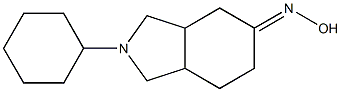 2-cyclohexyloctahydro-5H-isoindol-5-one oxime Struktur