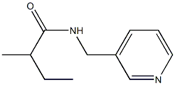 2-methyl-N-(3-pyridinylmethyl)butanamide Struktur