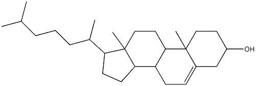 17-(1,5-dimethylhexyl)-10,13-dimethyl-2,3,4,7,8,9,10,11,12,13,14,15,16,17-tetradecahydro-1H-cyclopenta[a]phenanthren-3-ol Struktur