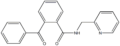 2-benzoyl-N-(2-pyridinylmethyl)benzamide Struktur