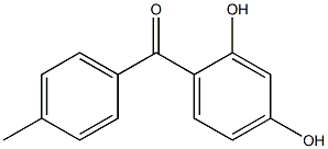 (2,4-dihydroxyphenyl)(4-methylphenyl)methanone Struktur