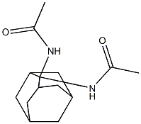 N-[2-(acetylamino)-2-adamantyl]acetamide Struktur