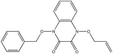 1-(allyloxy)-4-(benzyloxy)-1,4-dihydroquinoxaline-2,3-dione Struktur