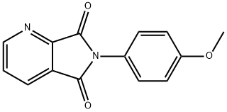 6-(4-methoxyphenyl)-5H-pyrrolo[3,4-b]pyridine-5,7(6H)-dione Struktur