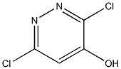 3,6-dichloro-4-pyridazinol Struktur