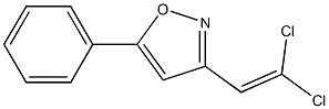 3-(2,2-dichlorovinyl)-5-phenylisoxazole Struktur