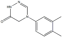 4-(3,4-dimethylphenyl)-4,5-dihydro-1,2,4-triazin-6(1H)-one Struktur