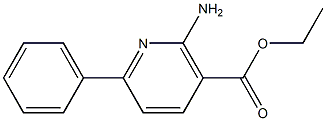 ethyl 2-amino-6-phenylnicotinate Struktur