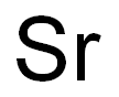 Strontium, plasma standard solution, Specpure, Sr 10,000μg/ml Struktur