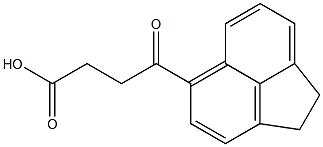 gamma-oxo-5-acenaphthenebutyric acid Struktur