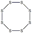 Sulfur powder,oil-extended Struktur