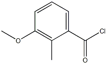 3-Methoxy-2-methylbenzoyl chloride Struktur