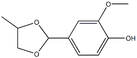 Vanillin 1,2-propylene glycol acetal Struktur