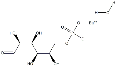 D-Mannose  6-phosphate  hydrate  barium  salt Struktur