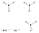 Ammonium-15N  calcium  nitrate-15N3 Struktur