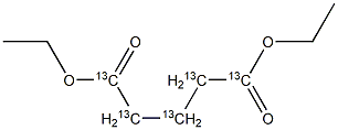 Diethyl  glutarate-13C5 Struktur