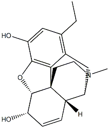 Ethylmorphine  solution Struktur