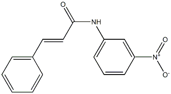 (E)-N-(3-nitrophenyl)-3-phenyl-2-propenamide Struktur