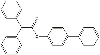 [1,1'-biphenyl]-4-yl 2,2-diphenylacetate Struktur