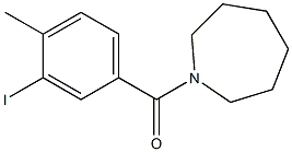 1-azepanyl(3-iodo-4-methylphenyl)methanone Struktur