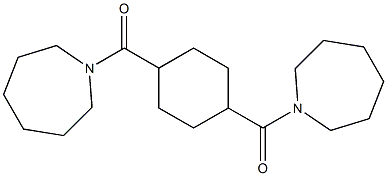 1-azepanyl[4-(1-azepanylcarbonyl)cyclohexyl]methanone Struktur