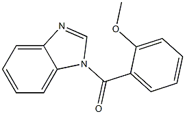 1H-benzimidazol-1-yl(2-methoxyphenyl)methanone Struktur