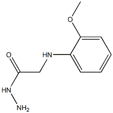 2-(2-methoxyanilino)acetohydrazide Struktur